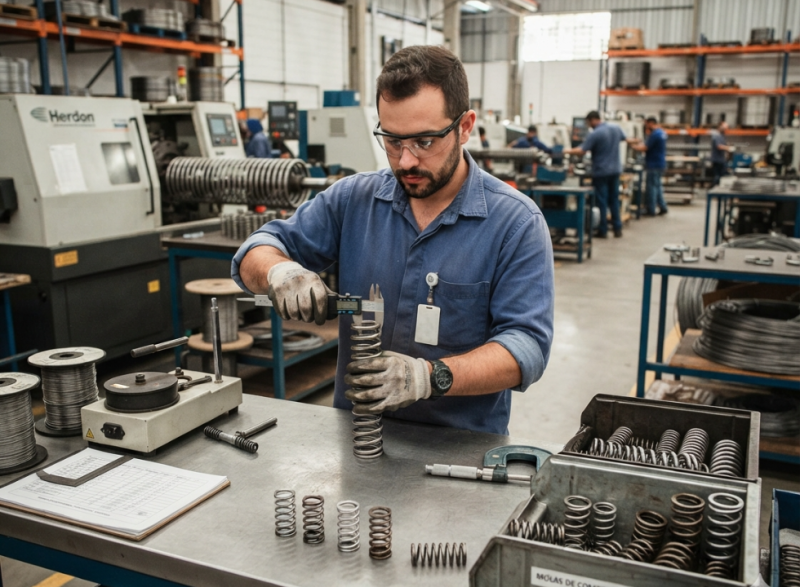 Fabricante de Molas de Compressão: Guia Completo Sobre Fabricação, Aplicações e Qualidade Industrial